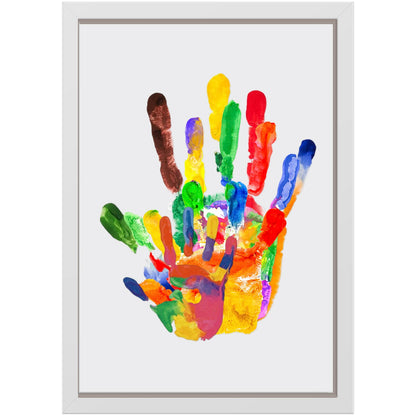 Cherished Memories Family Handprint Kit - DIY Keepsake Frame for Newborn Handprints & Footprints