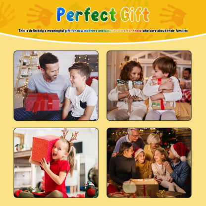 Cherished Memories Family Handprint Kit - DIY Keepsake Frame for Newborn Handprints & Footprints