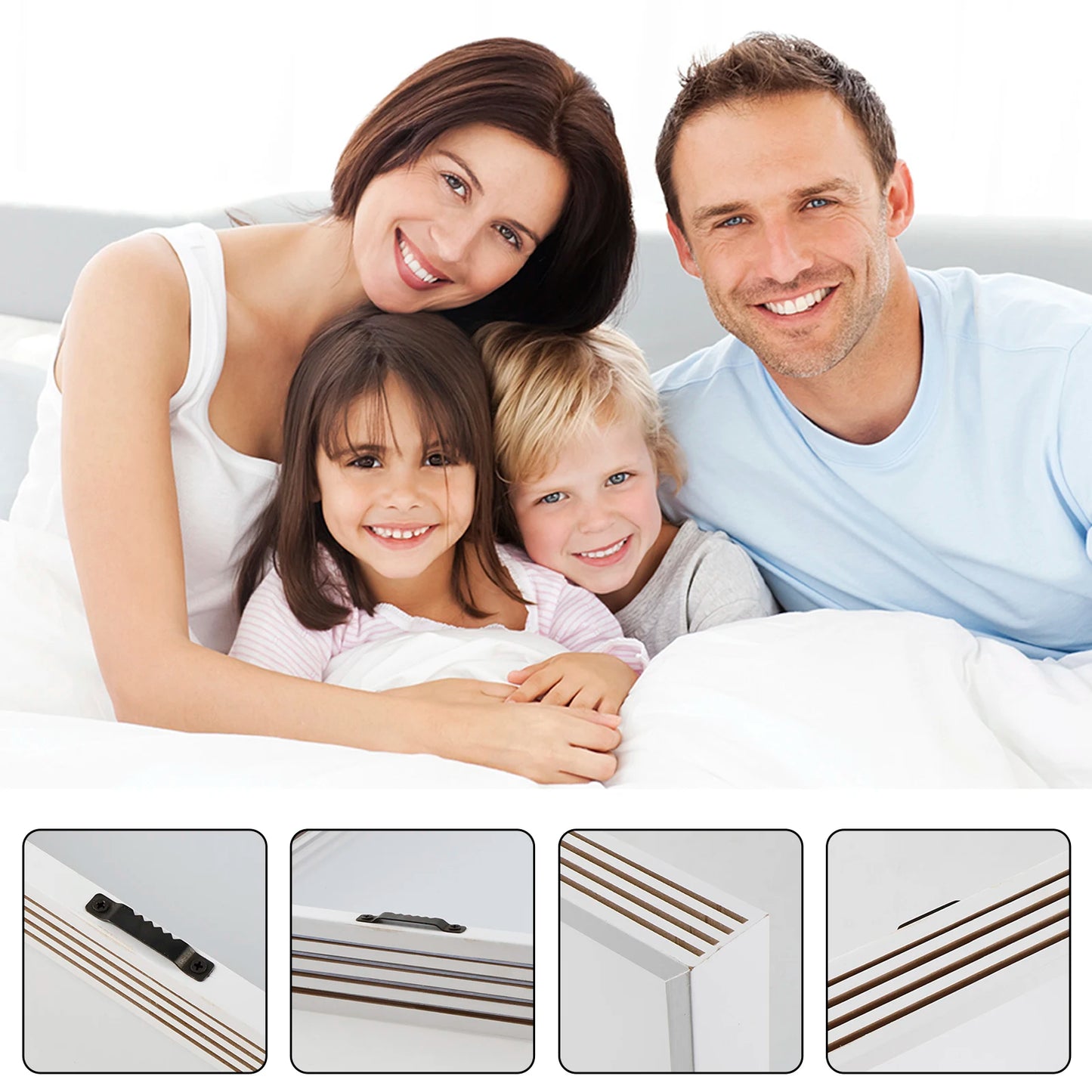 Cherished Memories Family Handprint Kit - DIY Keepsake Frame for Newborn Handprints & Footprints